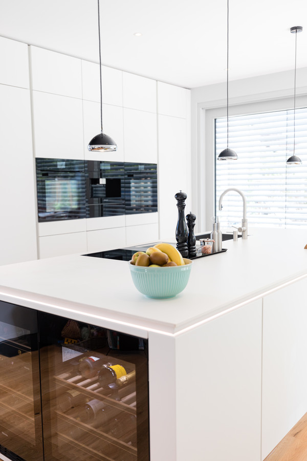 Küchenarbeitsplatte aus Quarzstein - Foto: edel-fotografie