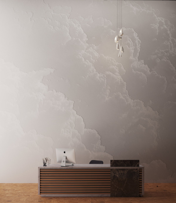 Wanddesign "Cloud" - M|R Walls by Mario Romano